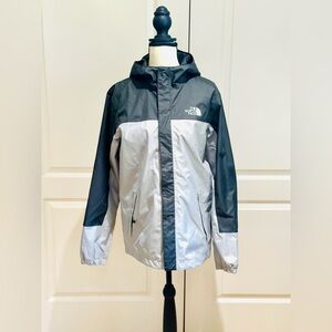 The North Face DryVent Boys XL Fleece Lined Full Zip Hooded Jacket Grey